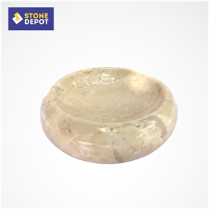 Java Beige Marble Bathroom Set Soap Dish