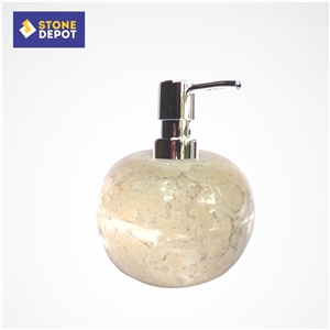 Java Beige Marble Bathroom Set Soap Dish