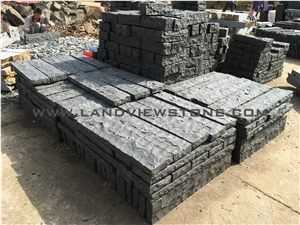 Black Basalt Paver Kerbstone Corner Stone