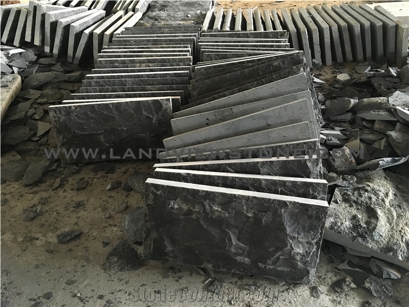 Black Basalt Paver Kerbstone Corner Stone