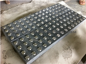Black Basalte Blind Paving Stone, Basalt Tactile