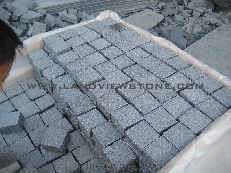 Blue Mist Granite Cobble Paver G654 Cobble Stone