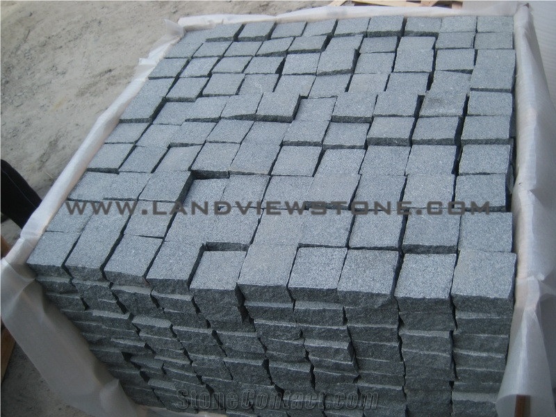 Blue Mist Granite Cobble Paver G654 Cobble Stone