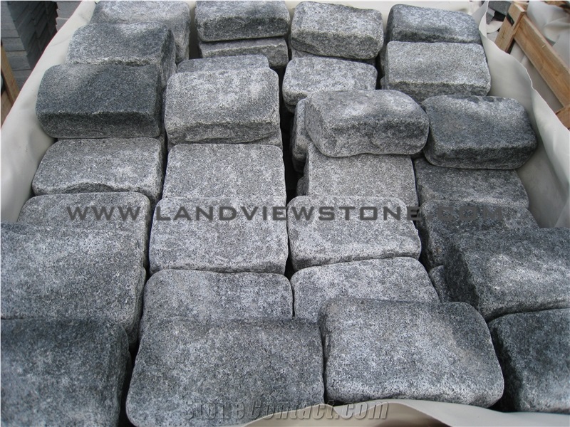 Blue Mist Granite Cobble Paver G654 Cobble Stone