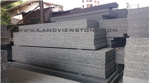 Blue Mist Granite Dark Grey G654 Treads Step
