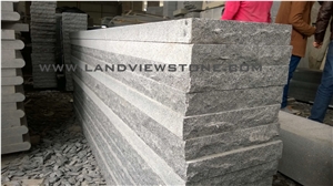 Blue Mist Granite Dark Grey G654 Treads Step
