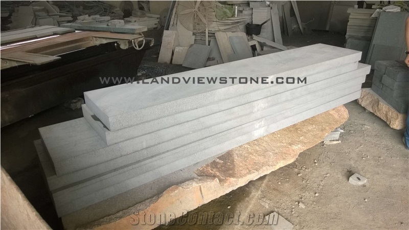 Blue Stone Steps, Black Basalte Sawn Step