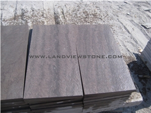 Brown Sandstone Paver Tiles Flamed Paving Stone
