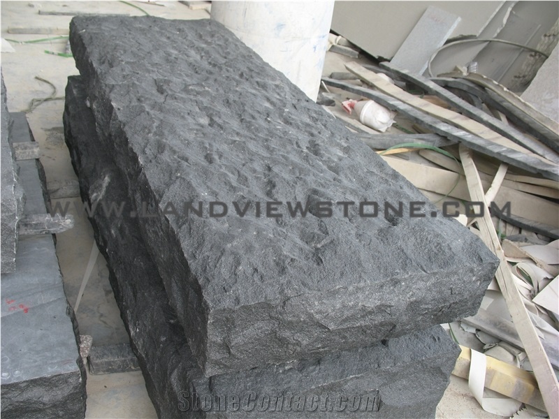China Absolute Black Shanxi Black Granite Kerb