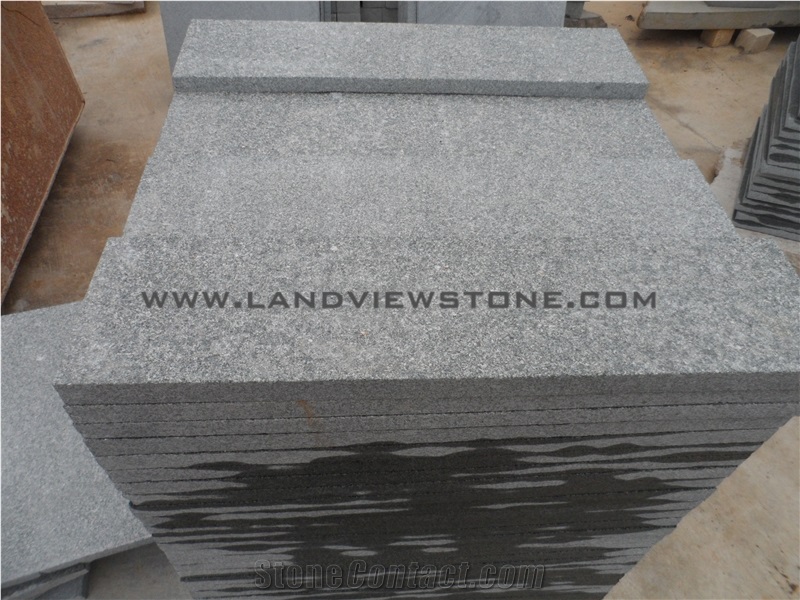 Dark Green China G612 Granite Paving Tiles