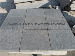 Dark Grey G399 Granite Paver Tiles Paving Stone
