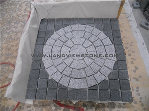 Design Cobble Stone on Mesh Colorful Cubic Net