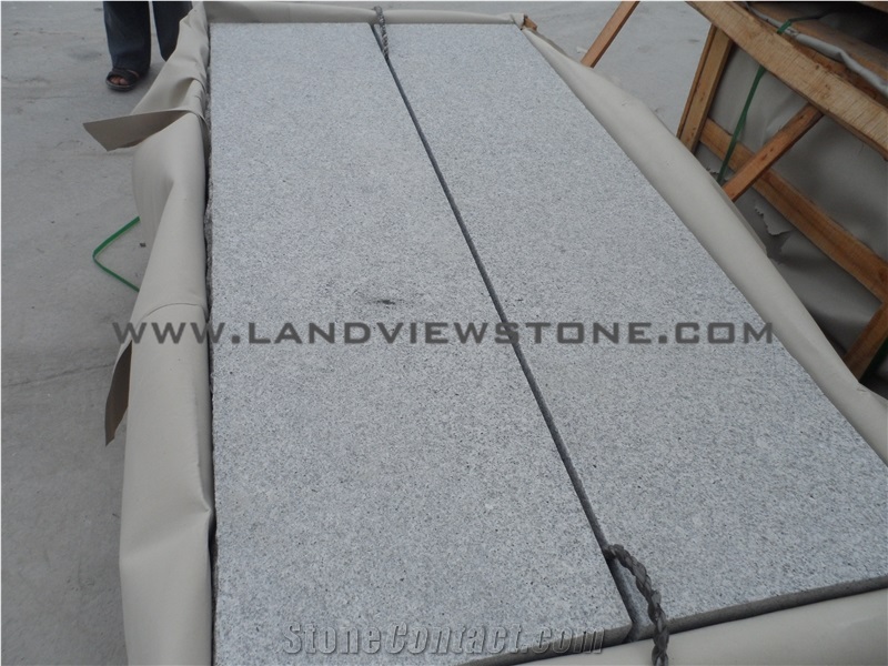 G341 Grey Granite Steps Garden Treads