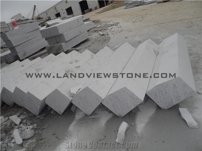 G341 Grey Granite Steps Garden Treads