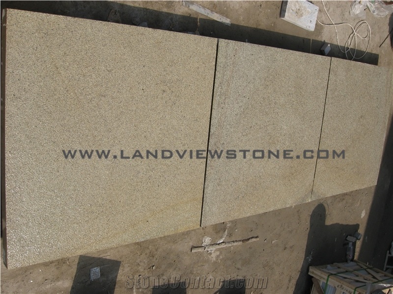 G350 Yellow Granite Slabs Floor Wall Tiles