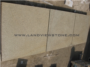 G350 Yellow Granite Slabs Floor Wall Tiles
