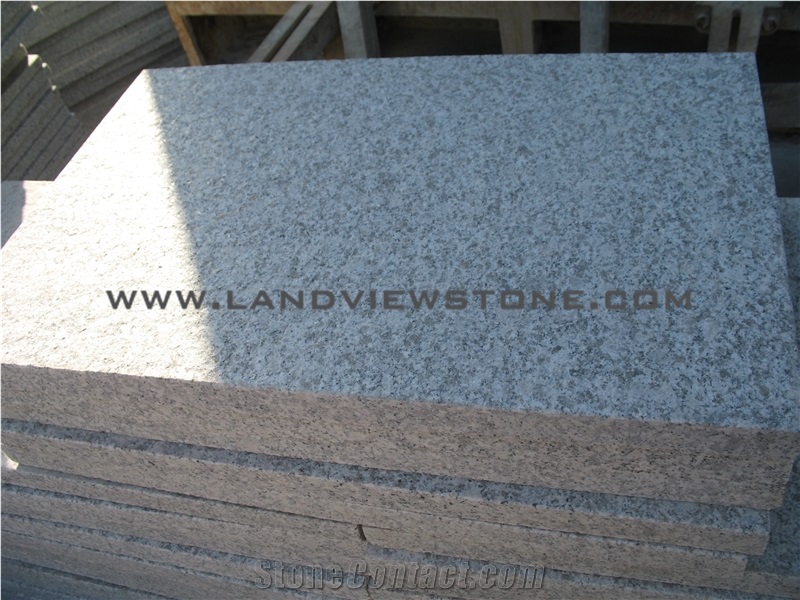 G602 Light Grey China Granite Flamed Paving Tiles