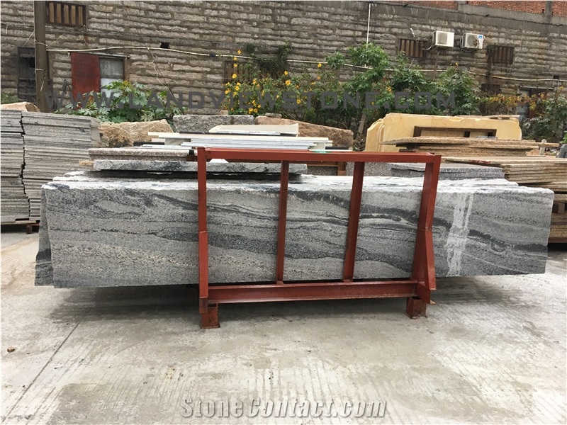 G602 New Grey Wavy Granite Tiles