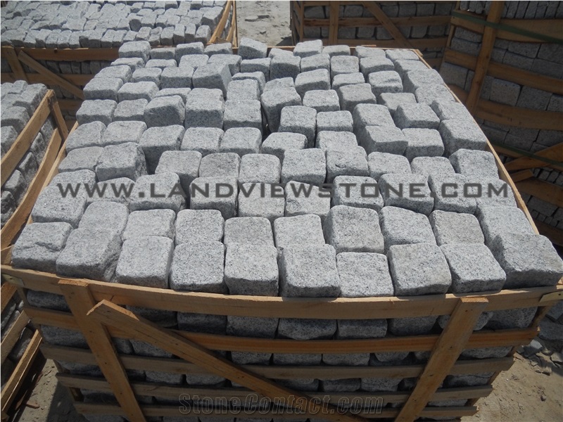 G603 China Light Grey Cobble Cube Cheap Price