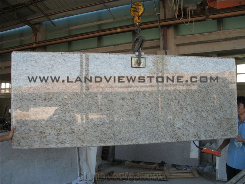 Giallo Ornamental Bench Top Kinchen Island Top