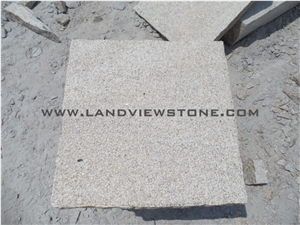 Golden Sesame Yellow Rust Bushhammer Tiles