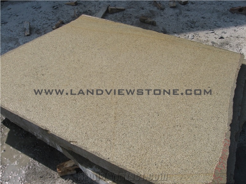 Golden Sesame Yellow Rust Bushhammer Tiles