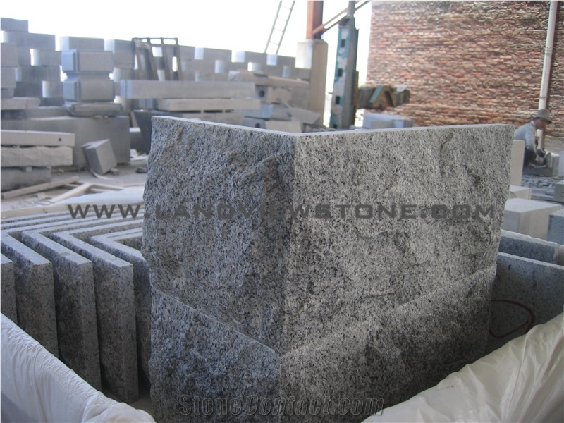 Grey Granite Mushroom Wall Cladding Cheap Price