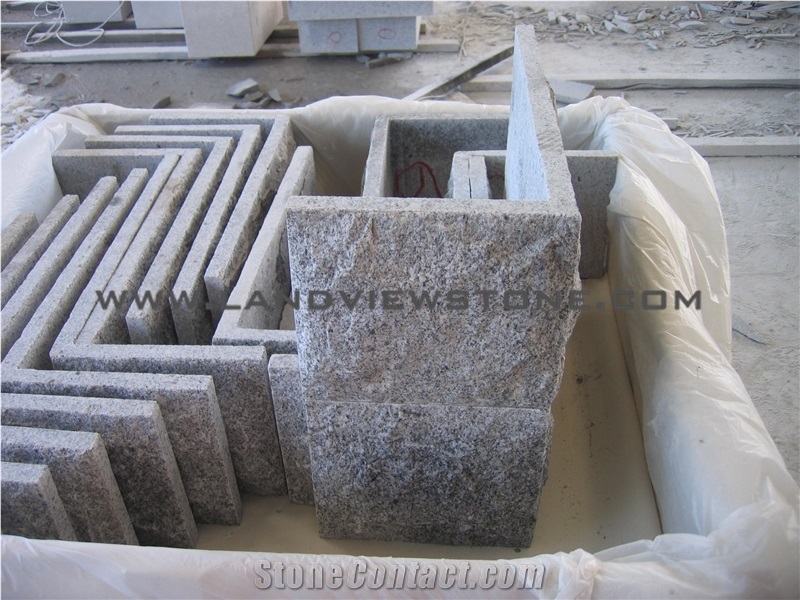 Grey Granite Mushroom Wall Cladding Cheap Price