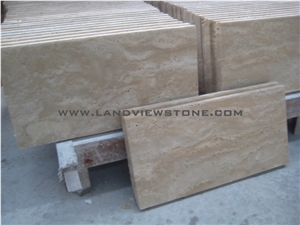 Ivory White Travertine Tiles Cut to Sizes