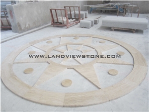 Ivory White Travertine Tiles Cut to Sizes