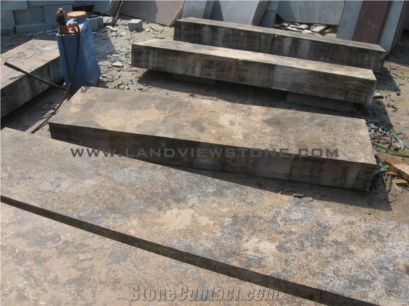 King Gold Brown Marble Brown Beach Marble Tile