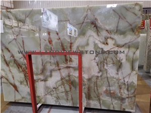Lettuce Green Onyx Royal Green Onyx Slab