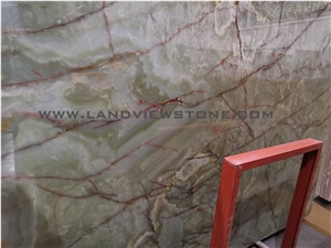 Lettuce Green Onyx Royal Green Onyx Slab