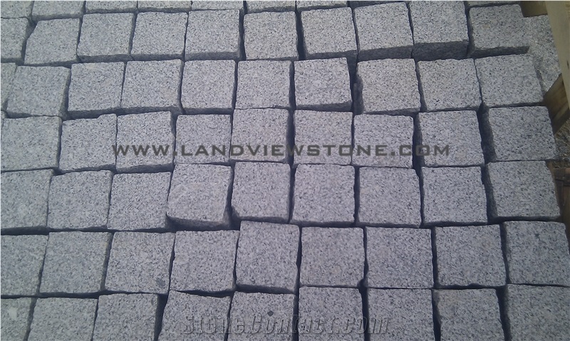 Light Grey Granite G341 Cobble Stone Natrual Split