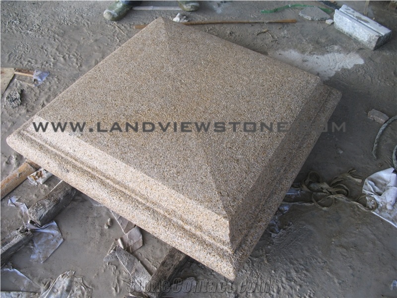 Padang Giallo Granite G682 Pier Caps