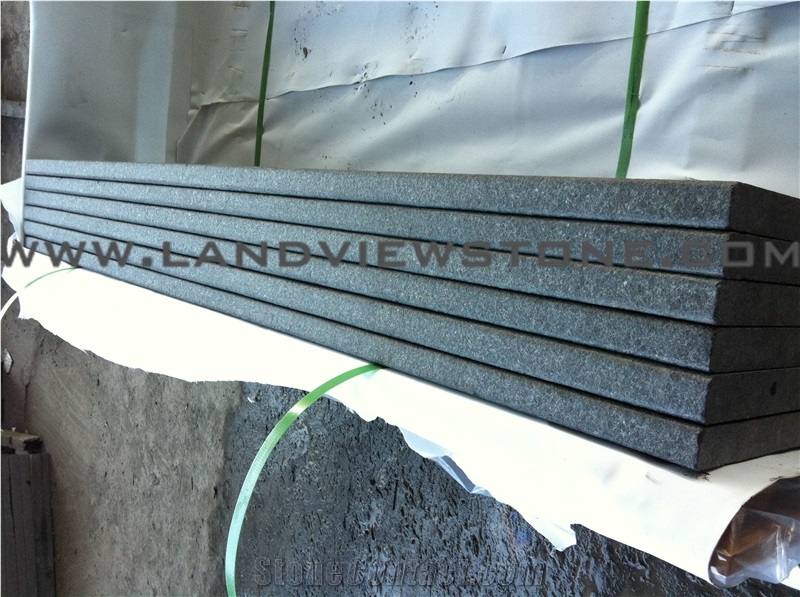 Padang Nero Black Basalt G684 Stone Steps Treads