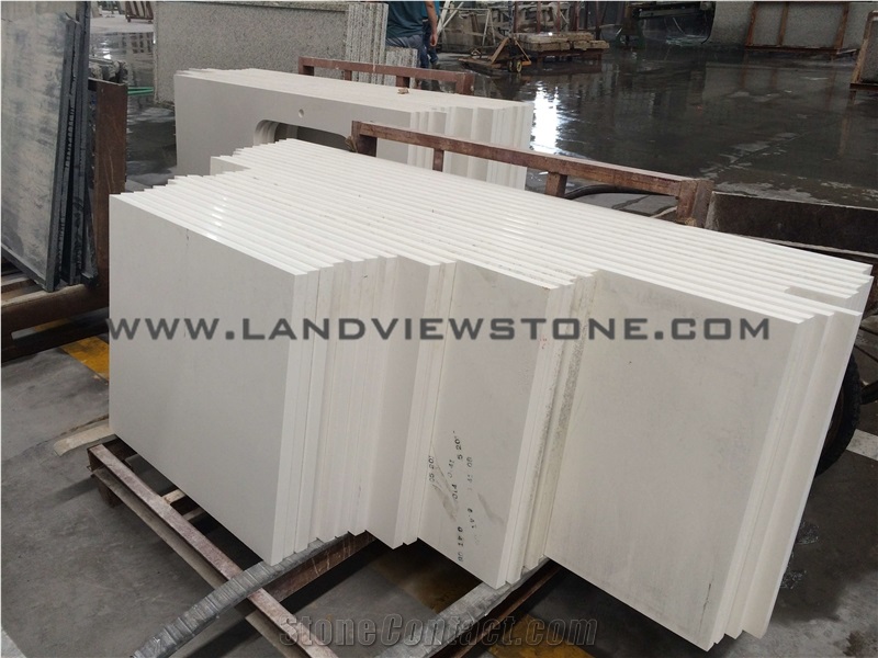 Pure White Quartz Tile, Solid Surface Tile
