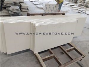Pure White Quartz Vanity Top Hotel Bath Top