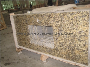 Santa Ceclia Granite Bathroom Countertop Vanity