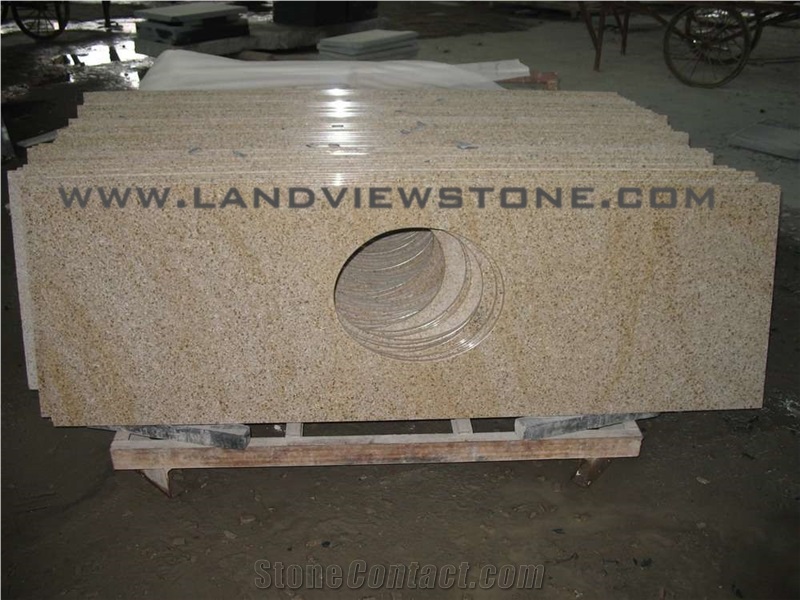 Sunset Gold Granite G682 Bathroom Vanity Top