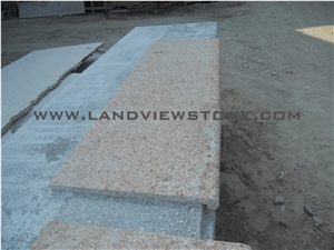 Sunset Gold Granite G682 Pool Coping Bullnose