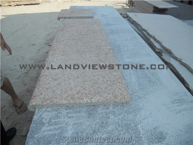 Sunset Gold Granite G682 Pool Coping Bullnose
