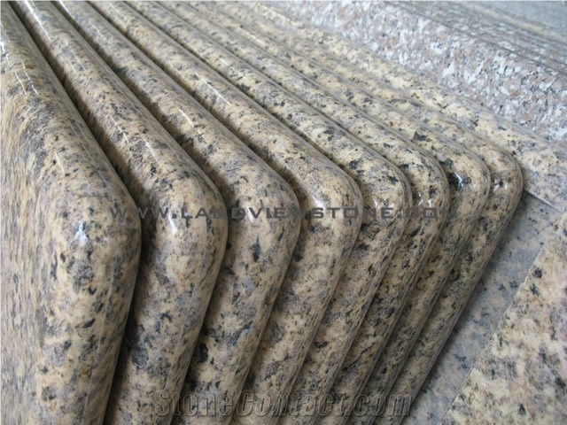 Tiger Skin Yellow Worktop Desktop Island Top