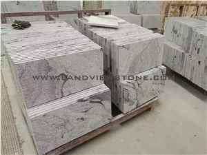 Viscont White New Grey Wavy Granite Tiles