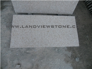 Yellow Rust Granite G682 Flamed Paving Tiles