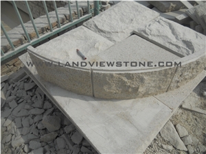 Yellow Rust Granite G682 Mushroom Cladding