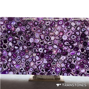 Big Slab Polished Natural Agate Slices Stone