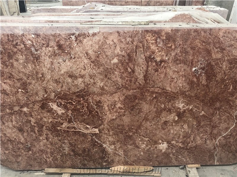 Red Travertine Slabs, Tiles