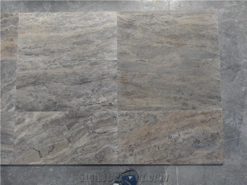 Silver Travertine Tiles