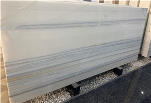 Beautiful Ariston White Jade Wooden Onyx Slab&Tile
